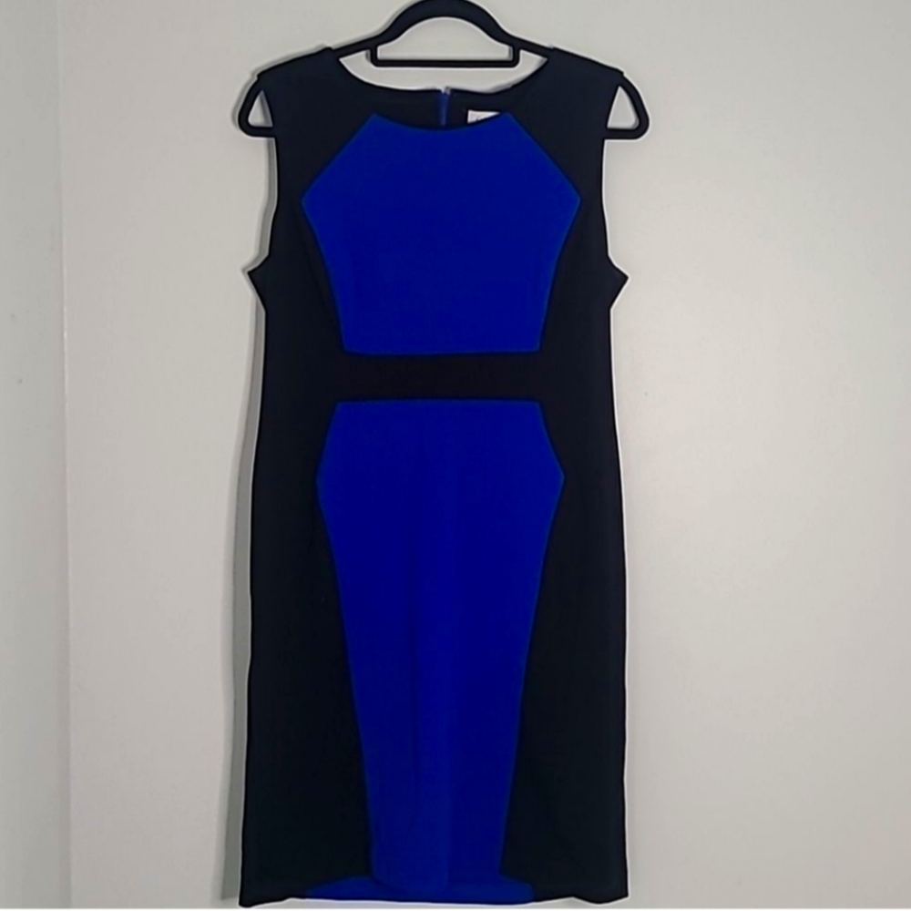 Calvin Klein black and blue dress size 12